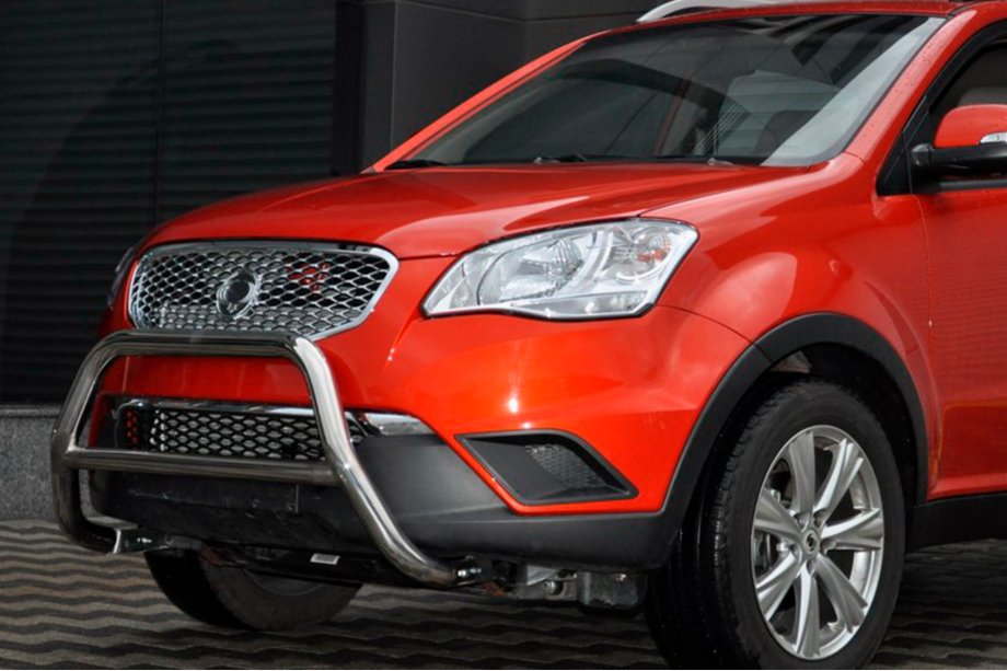 SsangYong Korando 2010-2019 гг. Кенгурятник WT005 (нержавейка) Фото 4