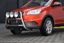 SsangYong Korando 2010-2019 гг. Кенгурятник WT018 (нержавейка) фото 2
