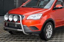 SsangYong Korando 2010-2019 гг. Кенгурятник WT018 (нержавейка) фото 4