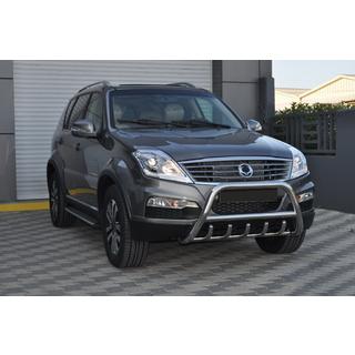 Кенгурятник WT003 (нержавейка) SsangYong Rexton I 2001-2017 гг. фото 4