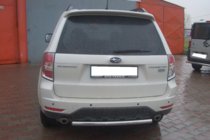 Subaru Forester 2008-2013 гг. Задняя дуга AK002 (нержавейка) фото 1