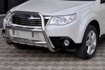Subaru Forester 2008-2013 гг. Кенгурятник WT018 (нержавейка) фото 2