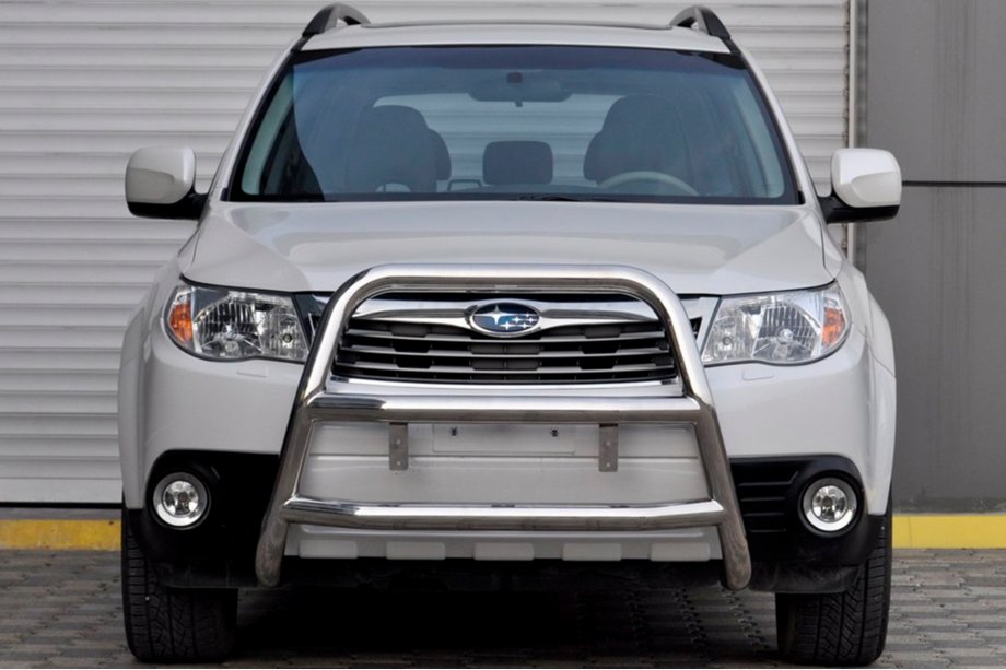 Subaru Forester 2008-2013 гг. Кенгурятник WT018 (нержавейка) Image