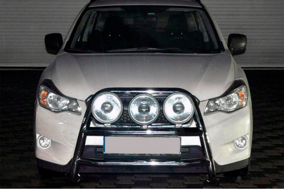 Subaru XV 2011-2017 гг. Кенгурятник WT018 (нержавейка) Фото 1