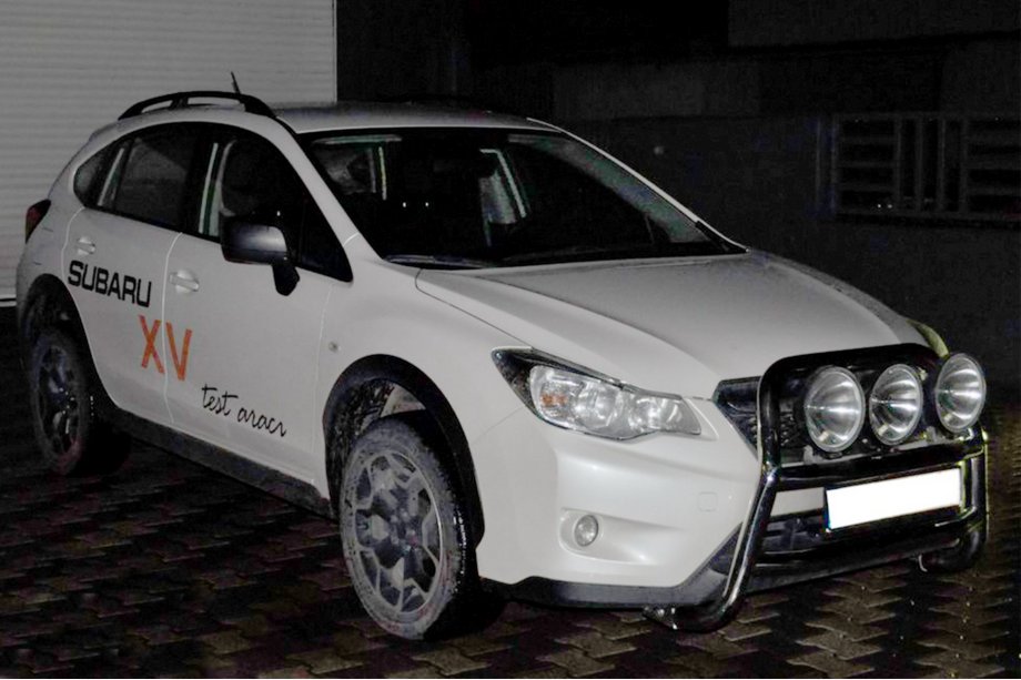Subaru XV 2011-2017 гг. Кенгурятник WT018 (нержавейка) Фото 2