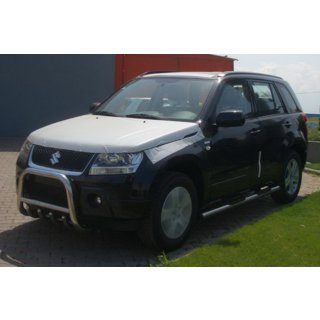 Кенгурятник QT006 (нерж. сталь) Suzuki Grand Vitara 2005-2017 гг. фото 3