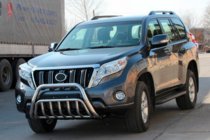 Toyota Land Cruiser Prado 150 2009-2023 гг. Кенгурятник WT002 (Нержавейка) фото 6