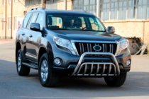 Toyota Land Cruiser Prado 150 2009-2023 гг. Кенгурятник WT002 (Нержавейка) фото 4