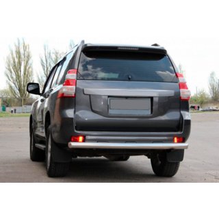 Задняя дуга AK002 (нержавейка) Toyota Land Cruiser Prado 150 2009-2023 гг. фото 2