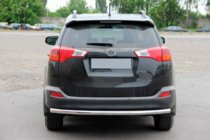 Toyota Rav 4 2013-2018 гг. Задняя дуга AK002 (нержавейка) фото 3