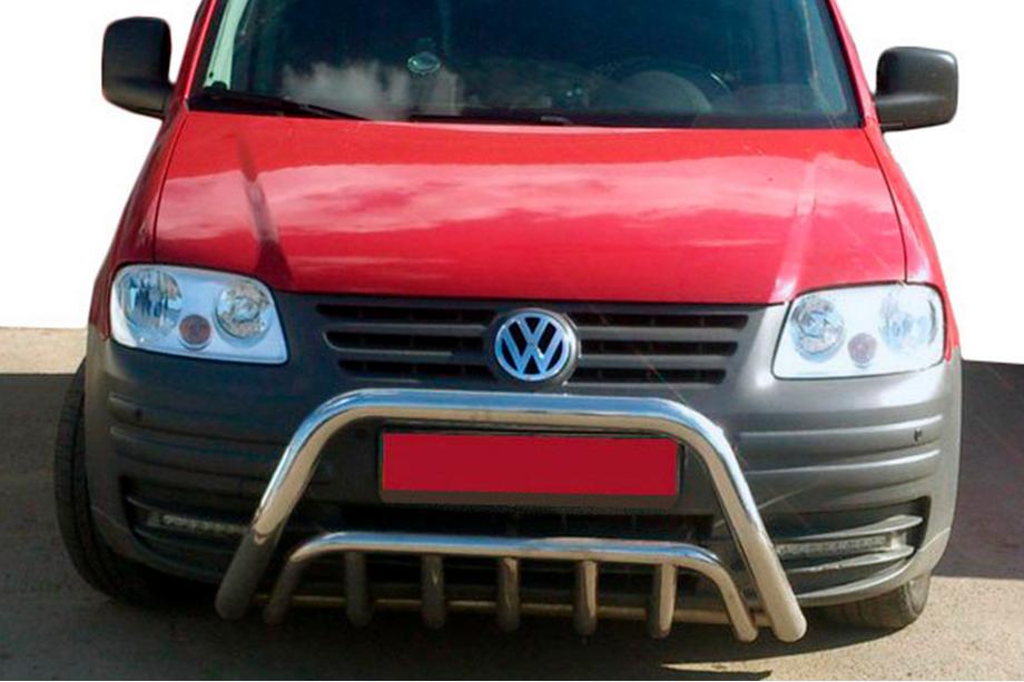 Volkswagen Caddy 2004-2010 гг. Кенгурятник WT002 (Нержавейка) Image