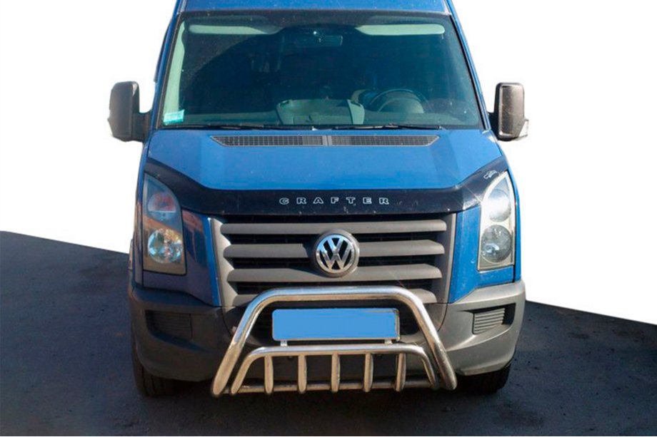 Volkswagen Crafter 2006-2016 гг. Кенгурятник WT002 (Нержавейка) Image