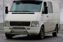 Volkswagen LT 1995-2006 гг. Передняя защита WT022 Нержавейка фото 1