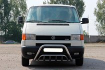 Volkswagen T4 Caravelle/Multivan 1990–2003 гг. Кенгурятник WT002 (Нержавейка) фото 1