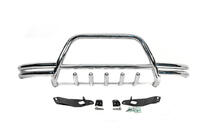 Volkswagen T4 Transporter 1990-2003 гг. Кенгурятник WT003 Plus-2 (нержавейка) фото 2