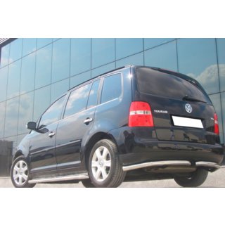 Задние уголки AK003 (2 шт., нержавейка) Volkswagen Touran 2003-2010 гг. фото 4