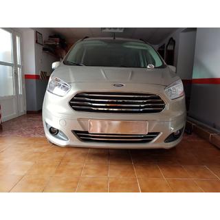 Накладки на бампер из нержавеющей стали (2014-2018, 2 шт) Ford Courier 2014-2023 гг. фото 3