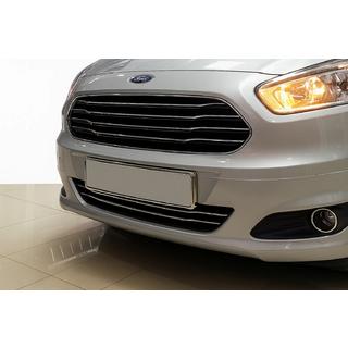 Накладки на бампер из нержавеющей стали (2014-2018, 2 шт) Ford Courier 2014-2023 гг. фото 1