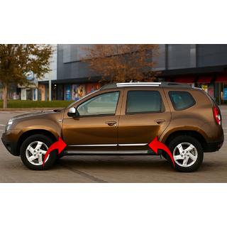 Дверные Молдинги Нержавеющая Сталь (4 шт.) Dacia Duster 2008-2018 гг. фото 1