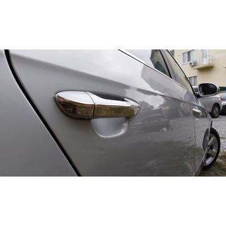 Хромированные плоские накладки на ручки (4 шт, нержавейка) фото 1
