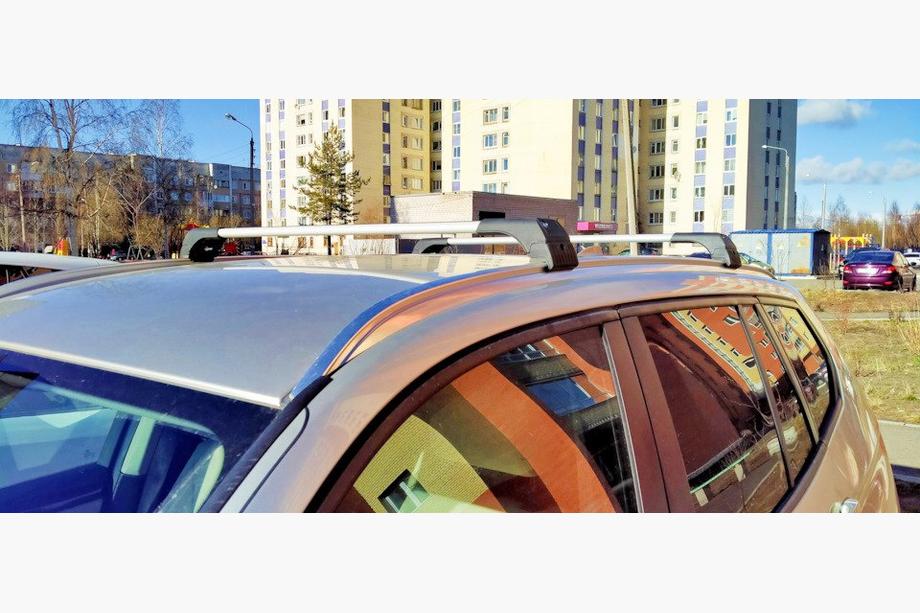 Поперечины на интегрированные рейлинги с замком Skybar V2 (2 шт) до 120 см, Черный Фото 2