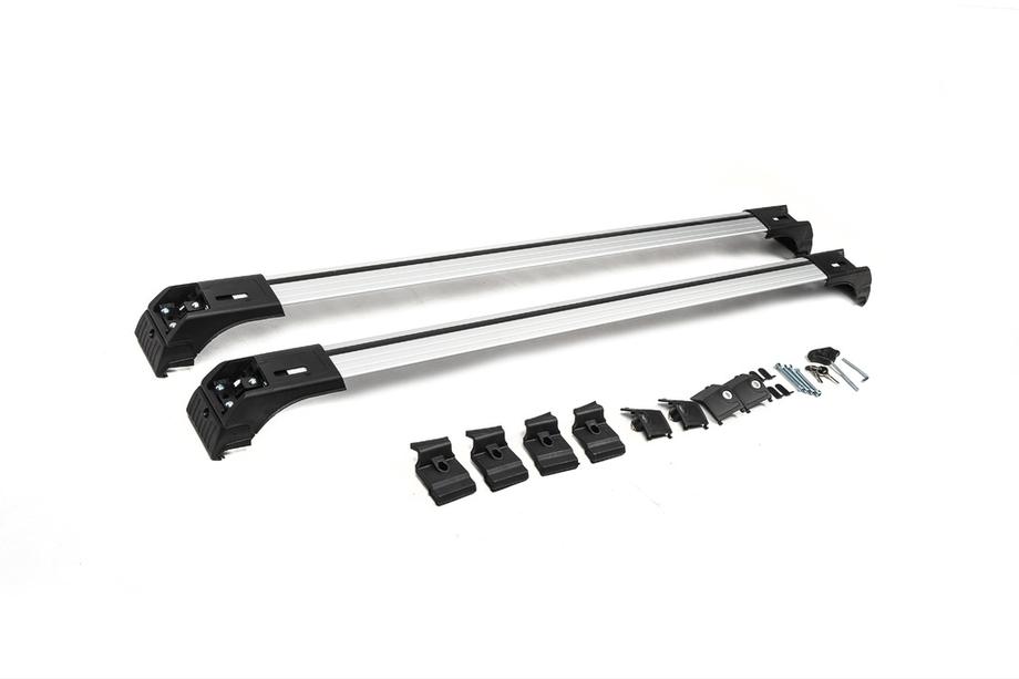 Поперечины на интегрированные рейлинги с замком Skybar V2 (2 шт) до 120 см, Черный Фото 24