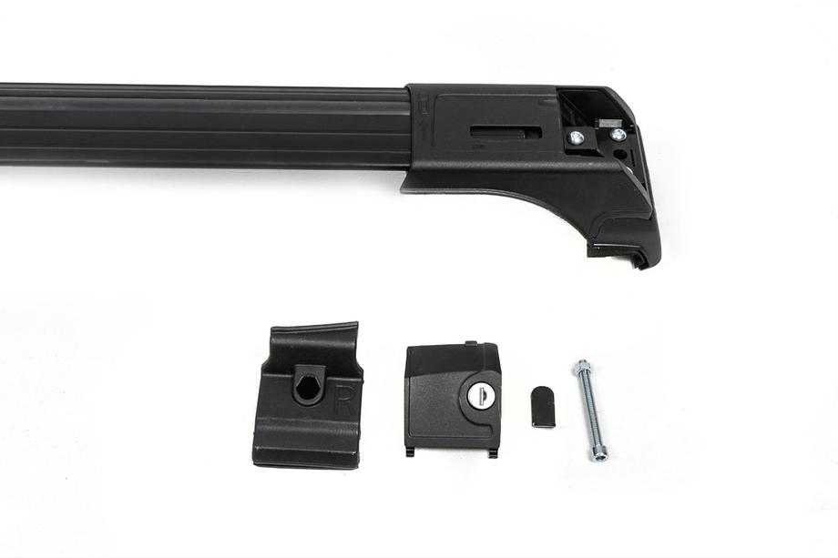 Поперечины на интегрированные рейлинги с замком Skybar V2 (2 шт) до 120 см, Черный Фото 10