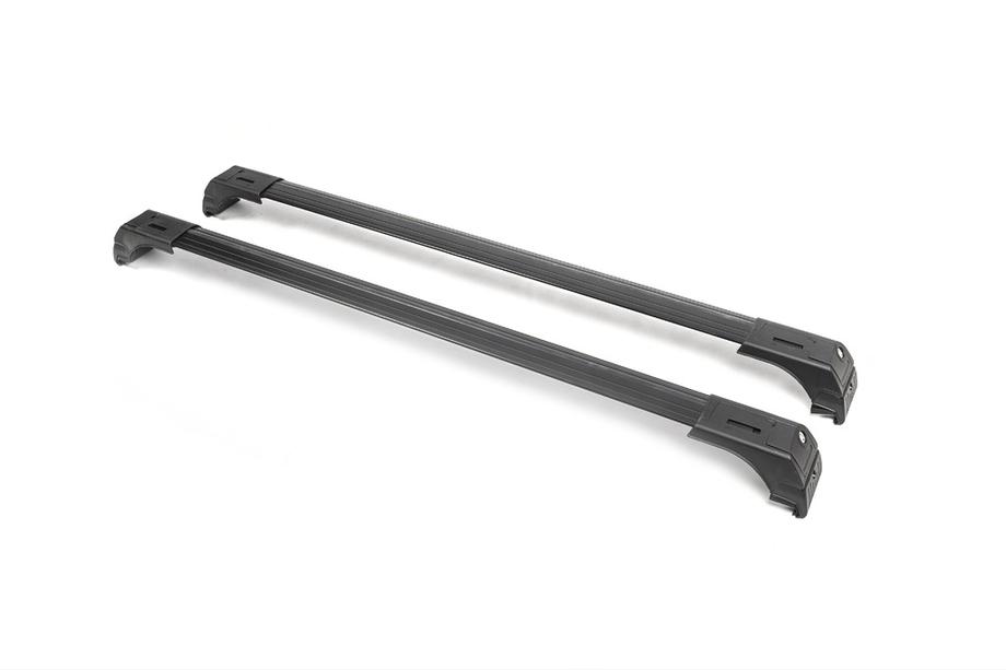 Поперечины на интегрированные рейлинги с замком Skybar V2 (2 шт) до 120 см, Черный Фото 15