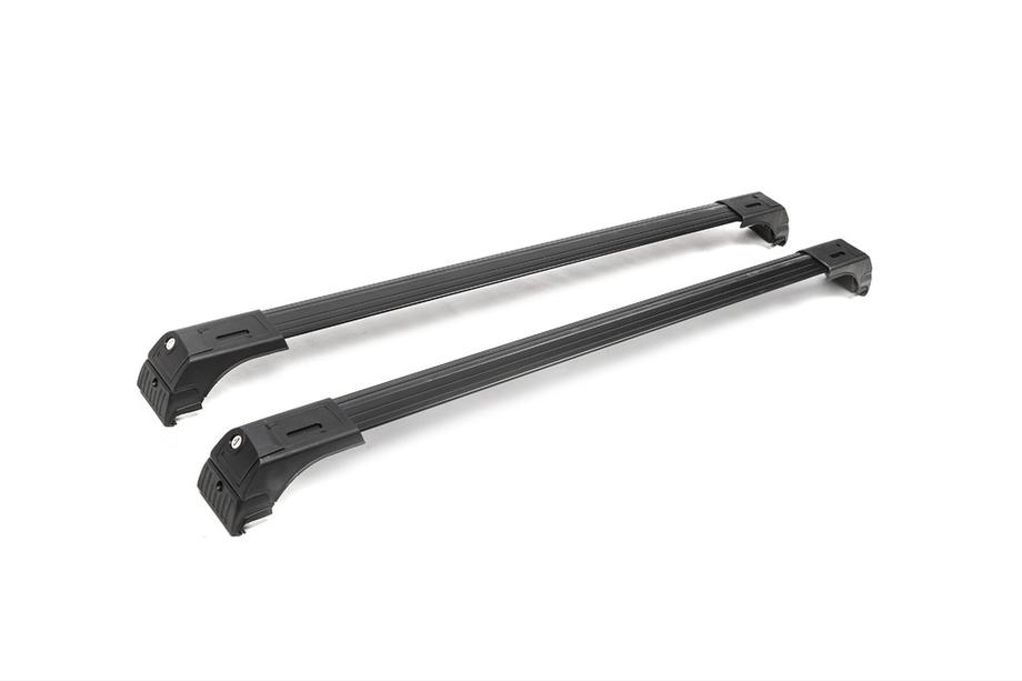 Поперечины на интегрированные рейлинги с замком Skybar V2 (2 шт) до 120 см, Черный Фото 16