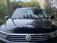 Volkswagen Passat B8 2015-2023 гг. Поперечные багажные дуги на интегрированные рейлинги с замком (2 шт) Серый фото 8