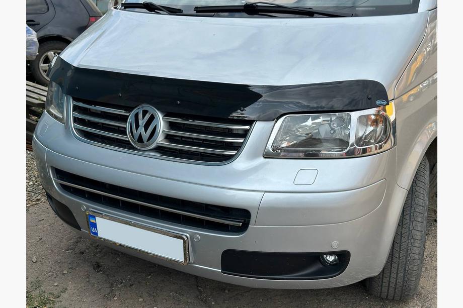 Volkswagen T5 Multivan 2003–2010 гг. Накладка на нижнюю решетку радиатора (нержавейка) Фото 5