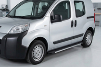 Citroen Nemo 2007-2017 гг. Боковые Подножки Maya (2 шт., Алюминий) фото 1