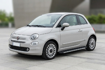 Fiat 500/500L 2013-2022 гг. Боковые Подножки Maya V1 (2 шт., Алюминий) фото 1