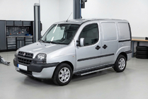 Fiat Doblo I 2001-2005 гг. Боковые Подножки Maya V1 (2 шт., Алюминий) фото 1