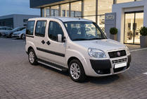 Fiat Doblo I 2005-2010 гг. Боковые Подножки Maya (2 шт., Алюминий) фото 1