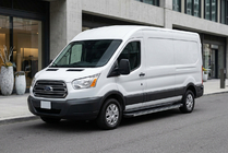 Ford Transit 2014- гг. Боковые Подножки Maya (2 шт., Алюминий) фото 1