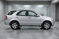 Kia Sorento I BL 2002-2009 гг. Боковые Подножки Maya V1 (2 шт., Алюминий) фото 1