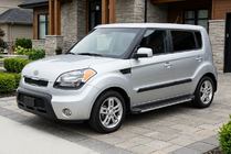 Kia Soul I 2008-2013 гг. Боковые Подножки Maya V1 (2 шт., Алюминий) фото 1