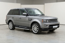 Range Rover Sport 2005-2013 гг. Боковые Подножки Maya V1 (2 шт., Алюминий) фото 1