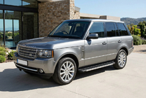 Range Rover III L322 2002-2012 гг. Боковые Подножки Maya V1 (2 шт., Алюминий) фото 1