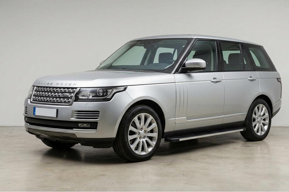 Range Rover IV L405 2013-2021 гг. Боковые Подножки Maya V1 (2 шт., Алюминий) Image