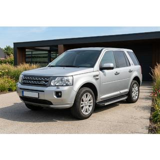 Боковые Подножки Maya V1 (2 шт., Алюминий) Land Rover Freelander II 2006–2014 гг. фото 1