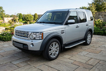 Land Rover Discovery IV 2009-2017 гг. Боковые Подножки Maya V1 (2 шт., Алюминий) фото 1