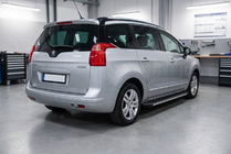 Peugeot 5008 2009-2016 гг. Боковые Подножки Maya V1 (2 шт., Алюминий) фото 1