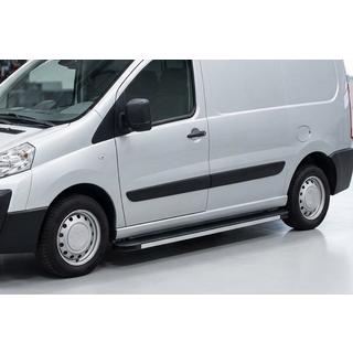 Боковые Подножки Maya (2 шт., Алюминий) Peugeot Expert 2007-2016 гг. фото 1