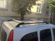 Renault Kangoo 2008–2020 гг. Оригинальные рейлинги с поперечинами (короткая база) фото 10