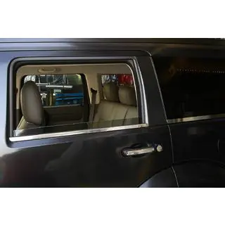 Накладки на дверные ручки из нержавеющей стали Dodge Nitro 2006-2011 гг. фото 2