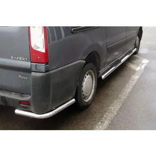 Задние угловые дуги (2 шт., нержавейка) фото 1