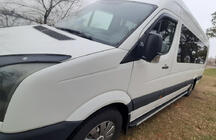 Volkswagen Crafter 2006-2016 гг. Боковые Подножки Maya (2 шт., Алюминий) фото 4