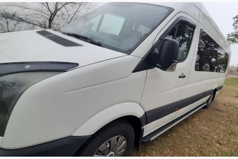 Volkswagen Crafter 2006-2016 гг. Боковые Подножки Maya (2 шт., Алюминий) Средняя База Фото 4